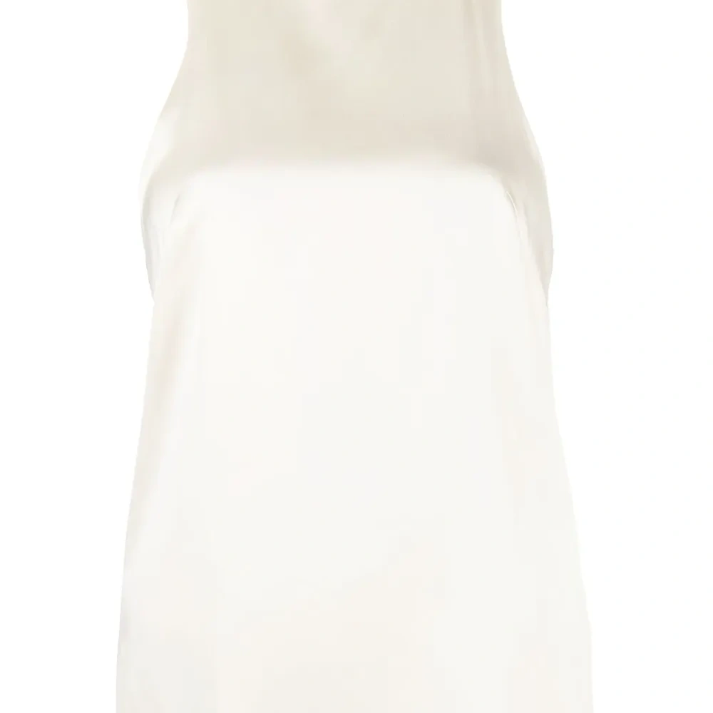 Шелковый топ с драпировкой