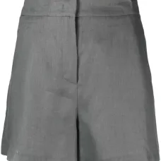 Шорты строгого кроя с завышенной талией