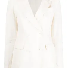 Короткое двубортное пальто