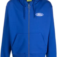 Худи на молнии с надписью