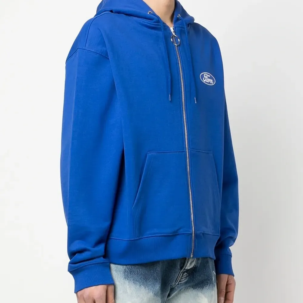 Худи на молнии с надписью