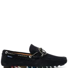 Лоферы с веревочным декором