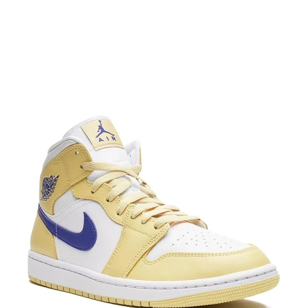 Кроссовки Air Jordan 1 Mid 'Lemon Wash'