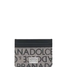 Жаккардовый картхолдер с логотипом