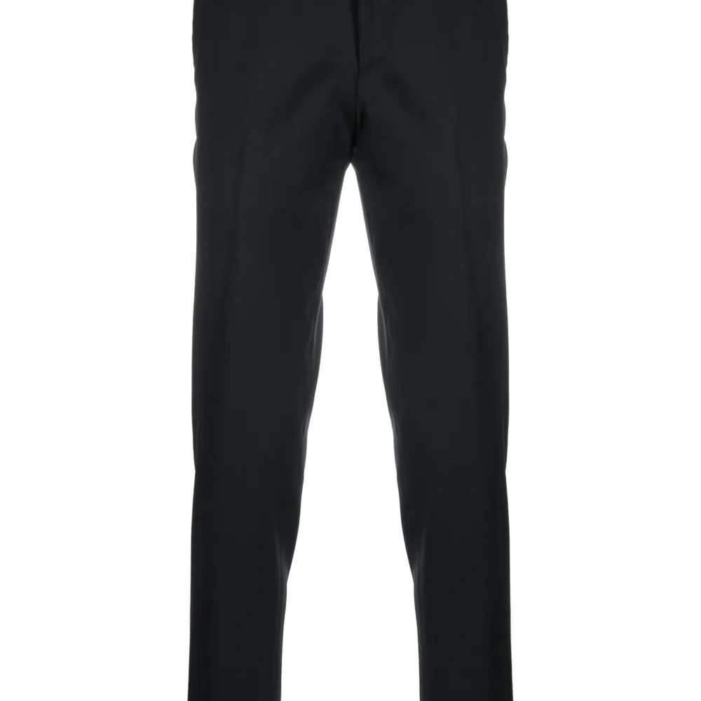 Шерстяные брюки прямого кроя