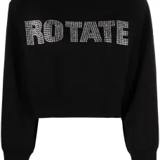 Укороченная толстовка с длинными рукавами