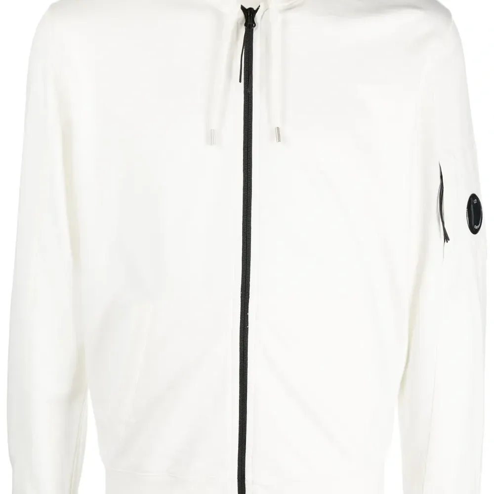 Худи на молнии с декором Lens