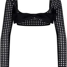 Укороченный топ в технике кроше