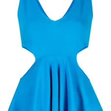 Топ с вырезами и оборками