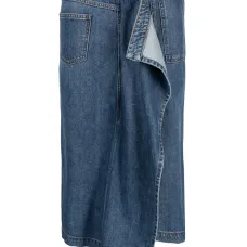 Джинсовая юбка асимметричного кроя Джинсовая юбка асимметричного кроя