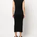 Платье миди без рукавов