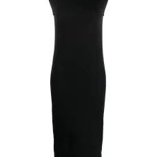 Платье миди без рукавов