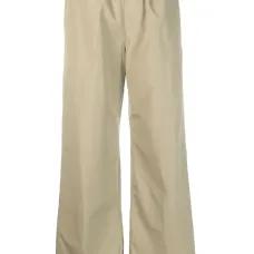 Брюки широкого кроя с эластичным поясом