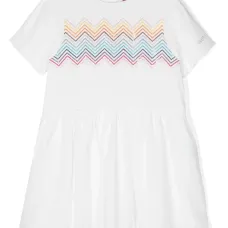 Платье с короткими рукавами