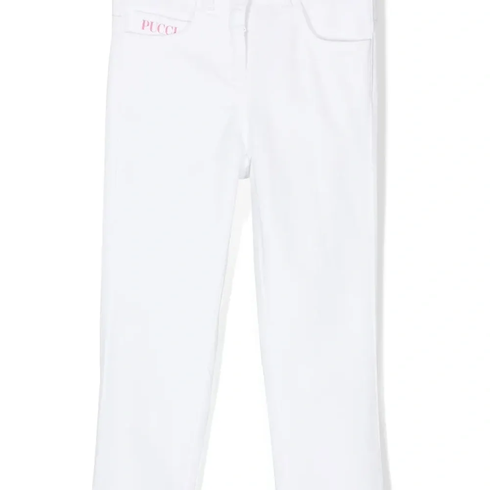 Брюки с нашивкой-логотипом