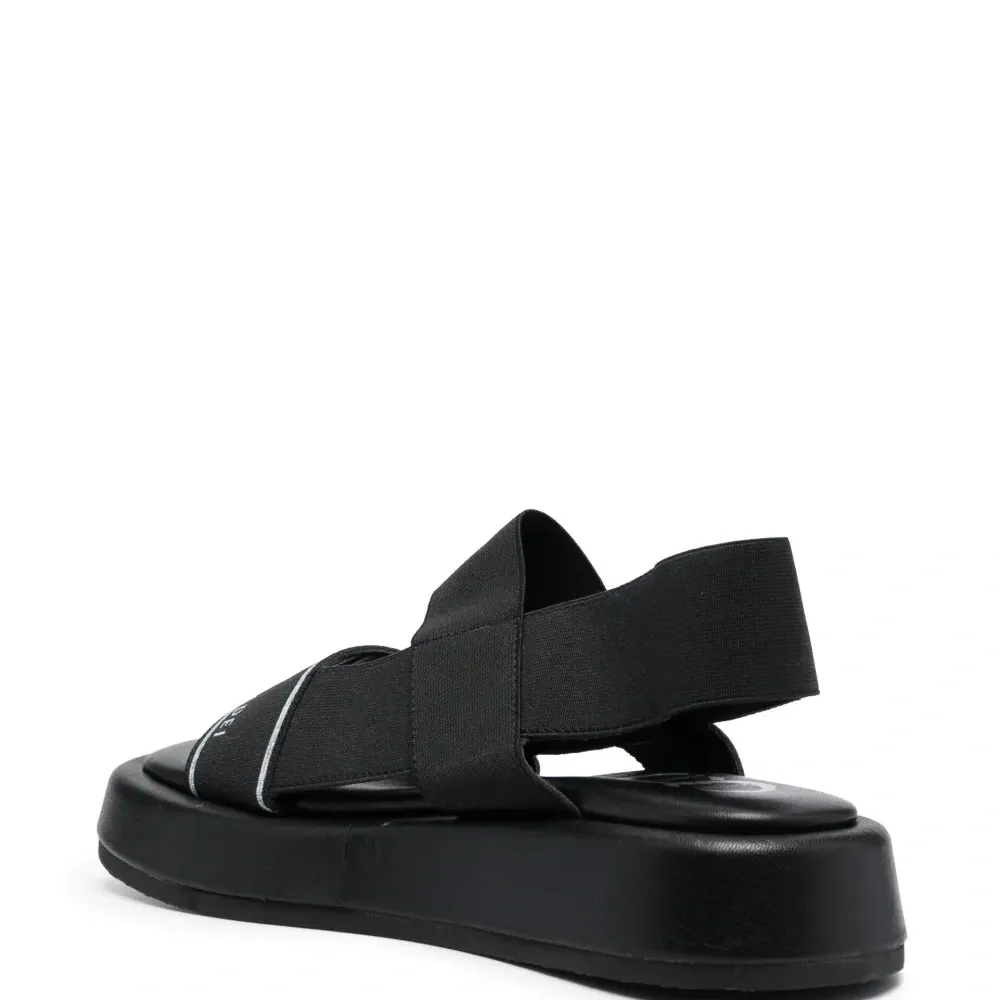 Дутые сандалии