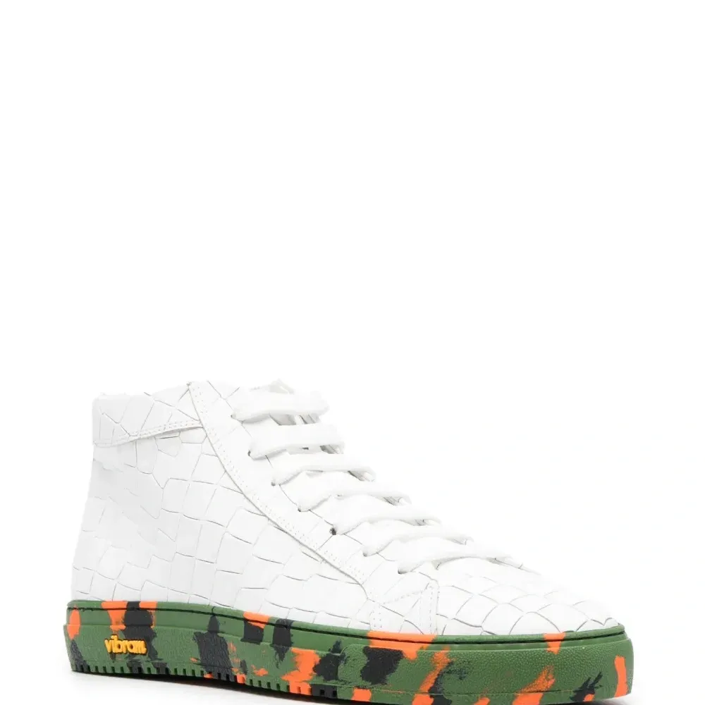 Кеды с тиснением под крокодила Кеды с тиснением под крокодила