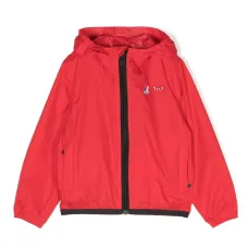 Куртка с капюшоном и нашивкой-логотипом