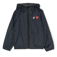 Куртка с капюшоном и нашивкой-логотипом