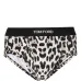 трусы-брифы с логотипом и анималистичным принтом