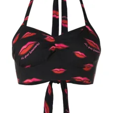 Укороченные брюки с принтом