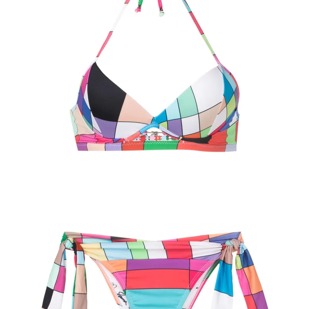 Бикини с графичным принтом