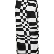 Юбка миди с геометричным принтом