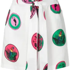 Шорты с графичным принтом