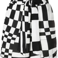 Шорты с геометричным принтом