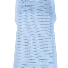 Жилет рыхлой вязки