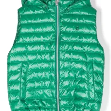 Жилет с капюшоном и логотипом