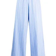 Брюки палаццо в полоску