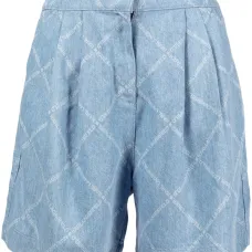 Джинсовые шорты с логотипом Джинсовые шорты с логотипом