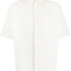 Фактурная рубашка с короткими рукавами Фактурная рубашка с короткими рукавами