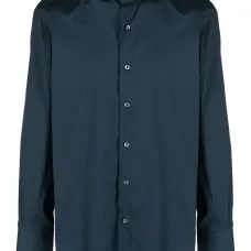 Однотонная рубашка