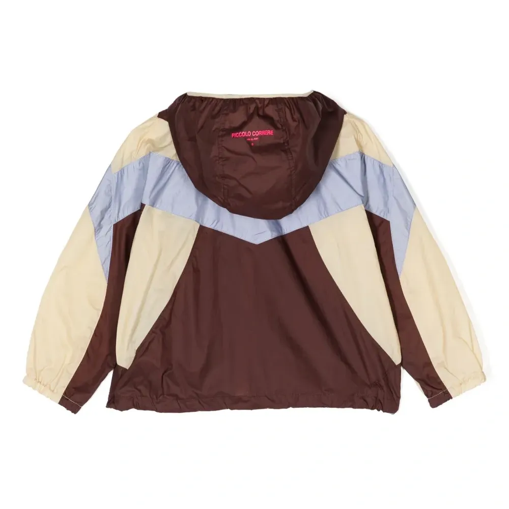 Куртка на молнии в стиле колор-блок