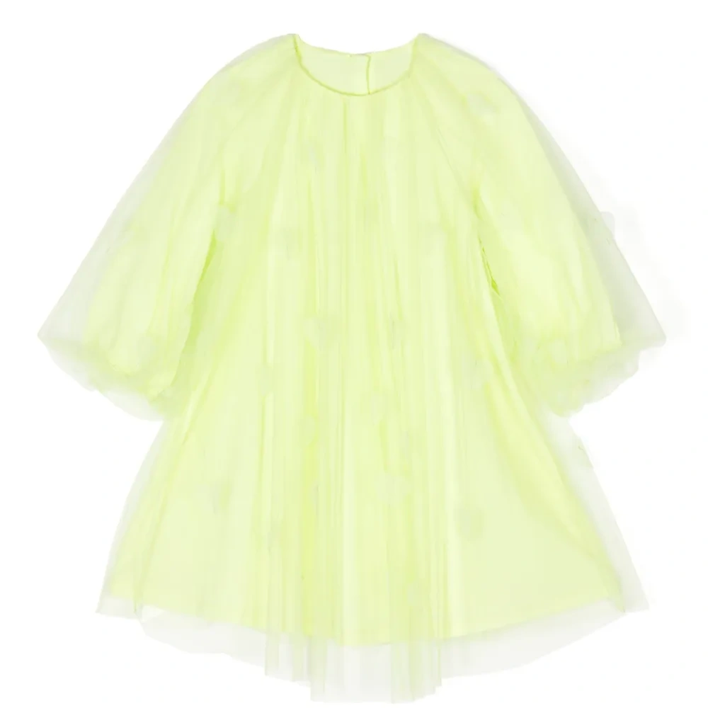 Платье из тюля с узором