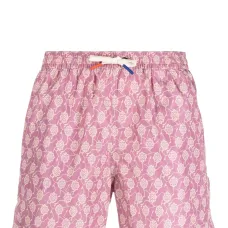 Плавки-шорты с кулиской и цветочным принтом