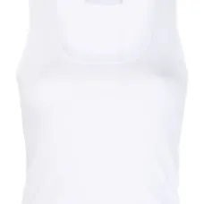 Топ из джерси без рукавов