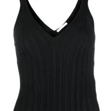 Трикотажный топ Angela с V-образным вырезом