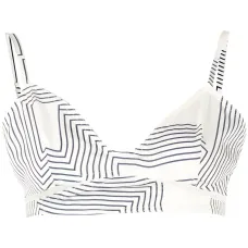 Спортивный бюстгальтер в полоску