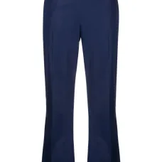 Укороченные расклешенные брюки