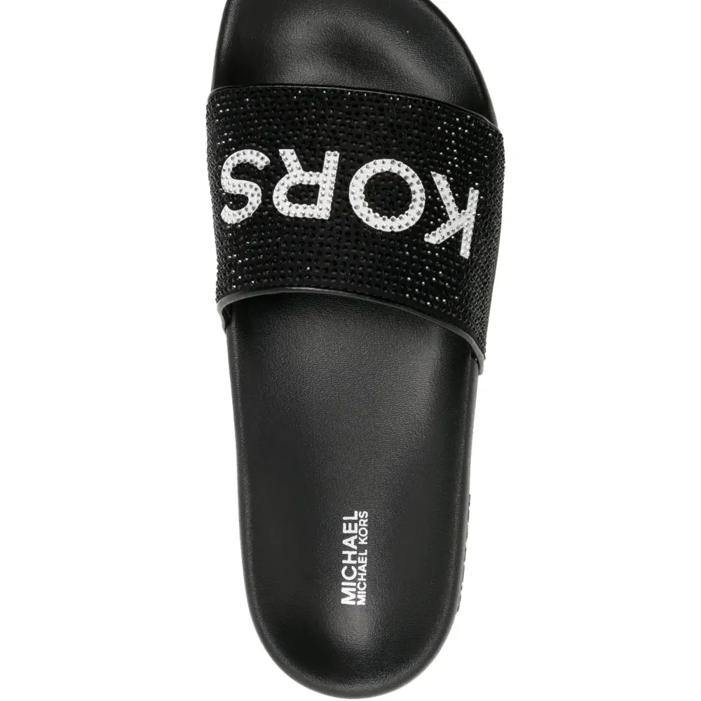 шлепанцы Gilmore со стразами