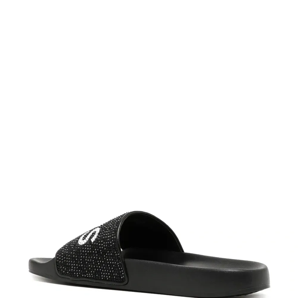 шлепанцы Gilmore со стразами