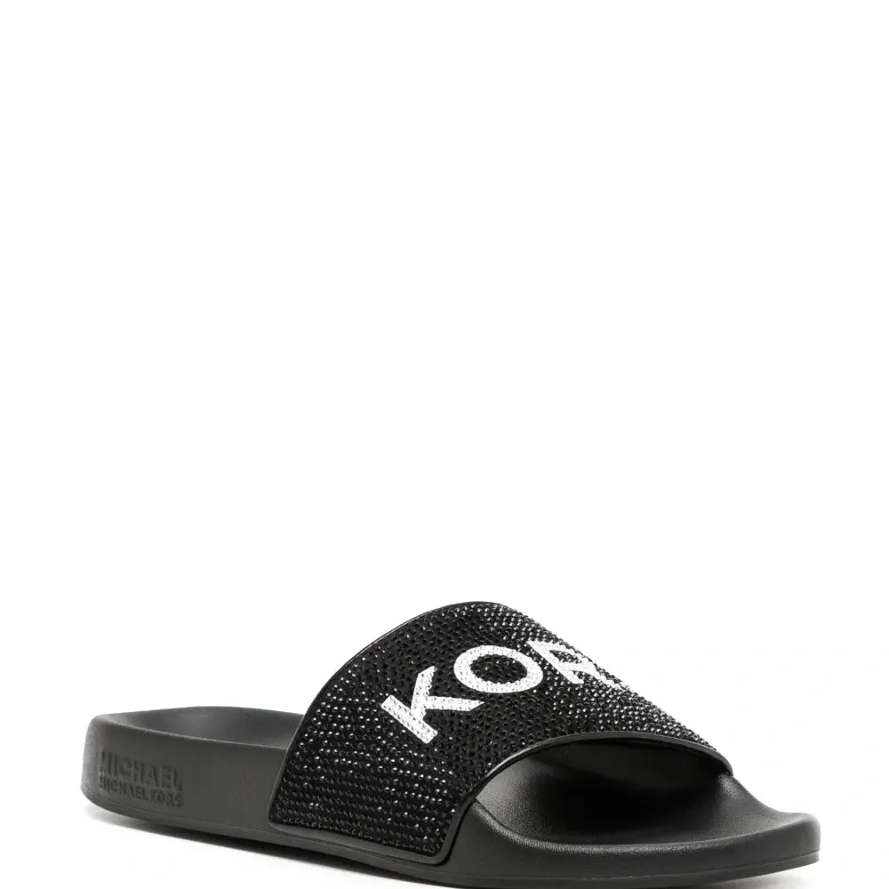 шлепанцы Gilmore со стразами