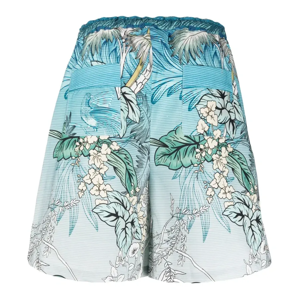 Шорты с эффектом омбре