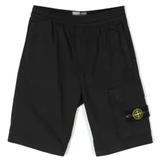 Шорты с нашивкой-логотипом