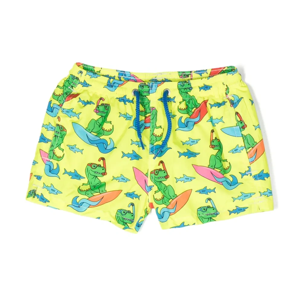 Плавки-шорты с графичным принтом