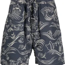 Шорты Songkran с графичным принтом