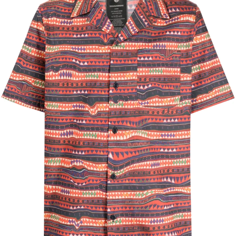 Рубашка из органического хлопка с короткими рукавами